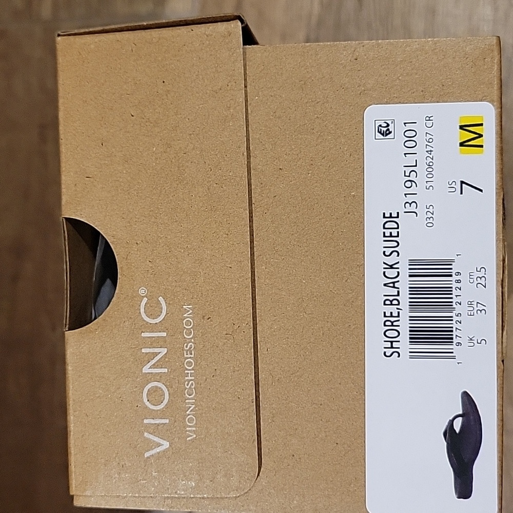 New In Box: VIONIC Shore Toe Post Sandal - Picture 12 of 13
